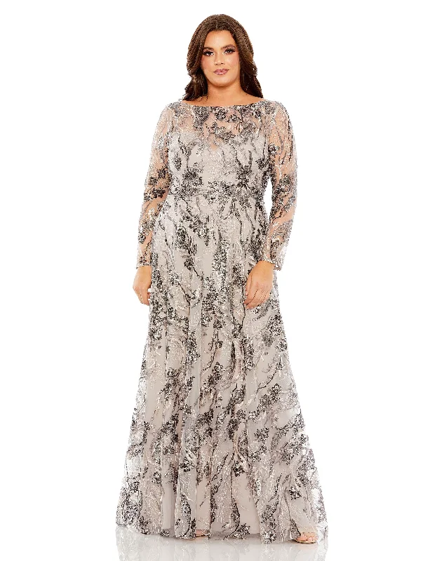 Sophisticated Maxi Dress Mac Duggal 68439 Dress