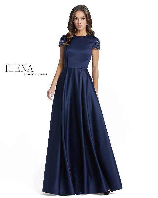 Regal Velvet Gown Mac Duggal Long Formal Cap Sleeve Evening Gown Sale