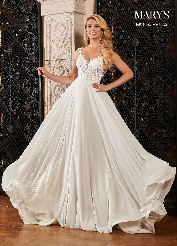 Classic Couture Dress Rachel Allan  Mary's Moda Bella Long Wedding Dress