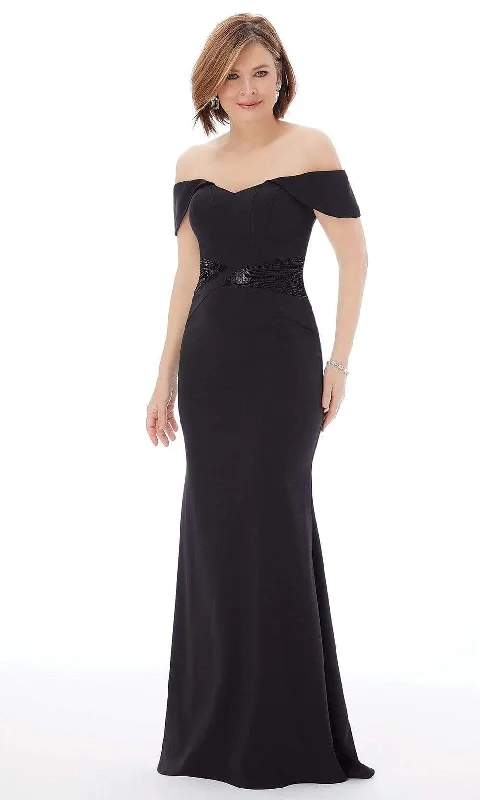 Timeless Gown MGNY By Mori Lee - 72215 Beaded Waist Off Shoulder Mermaid Gown