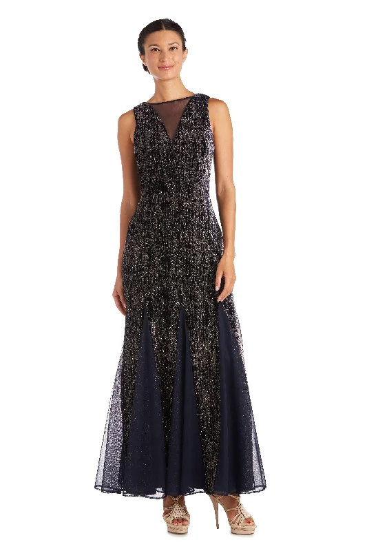 Floor-Length Satin Dress Nightway Long Formal Dress Sale