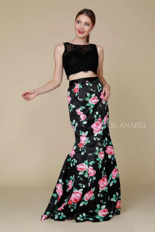 Cinderella Style Dress Two Piece Prom Dress Formal Evening Gown