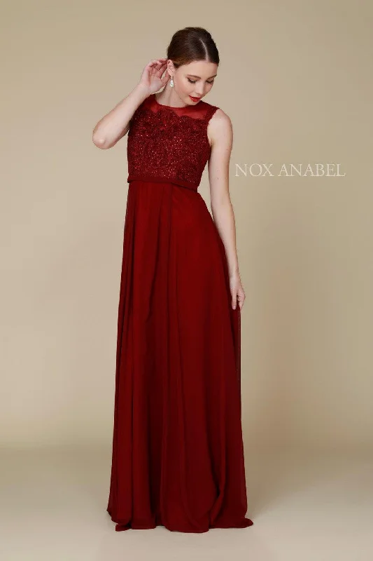 Stunning Applique Dress Long Formal Bridesmaid Prom Dress