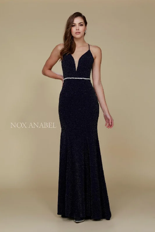 Artistic Embroidered Dress Long Open Back Prom Dress Formal Evening Gown