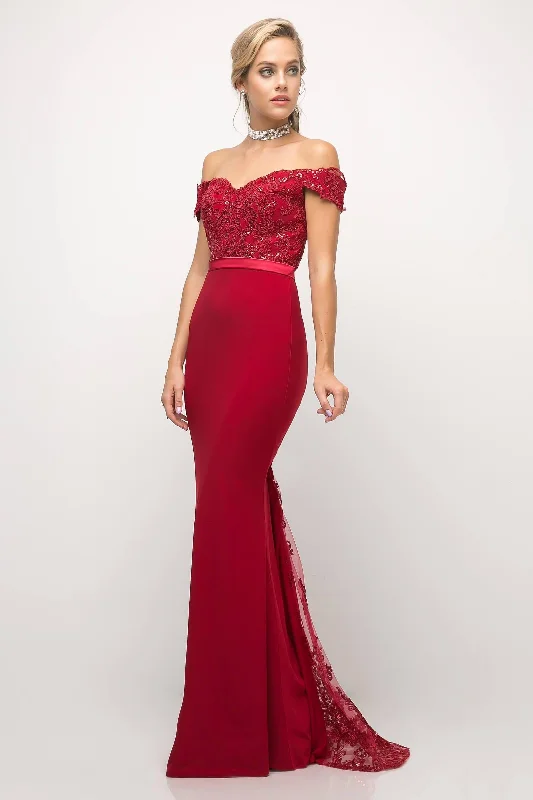 Modern Tulle Dress Cinderella Divine UV001 Off Shoulder Prom Dress Formal Gown