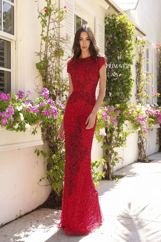 Show-Stopping Evening Gown Primavera 12155