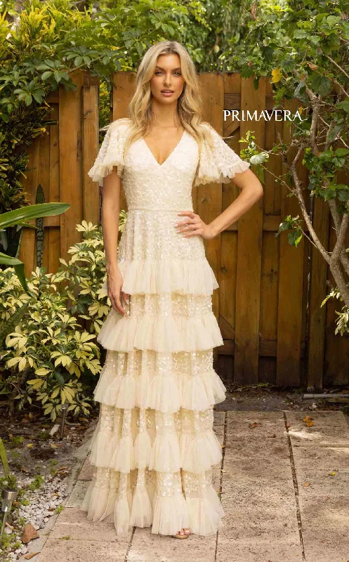 Eye-Catching Satin Gown Primavera Couture 12017 Dress