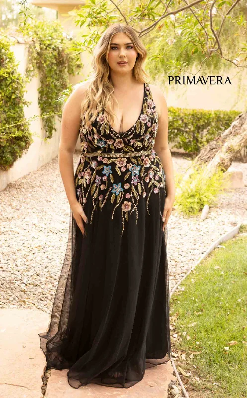 Draped Formal Dress Primavera Couture 14006 Dress