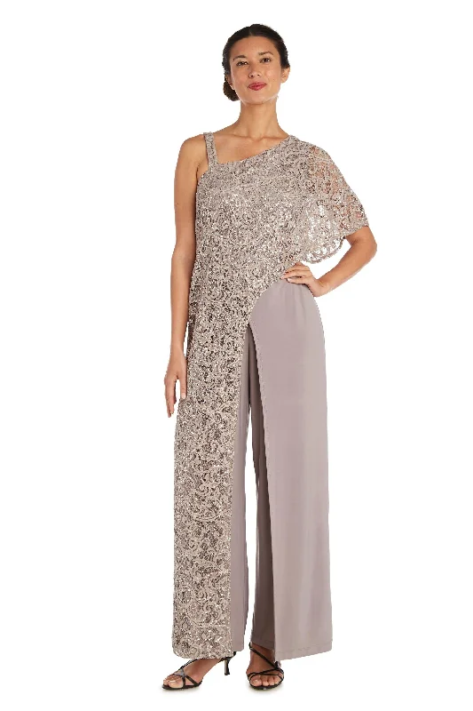 Winter Ball Gown R&M Richards 3556P Formal Evening Petite Jump Suit