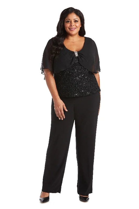 Ruched Velvet Dress R&M Richards 7029W Formal Pansuit Sale