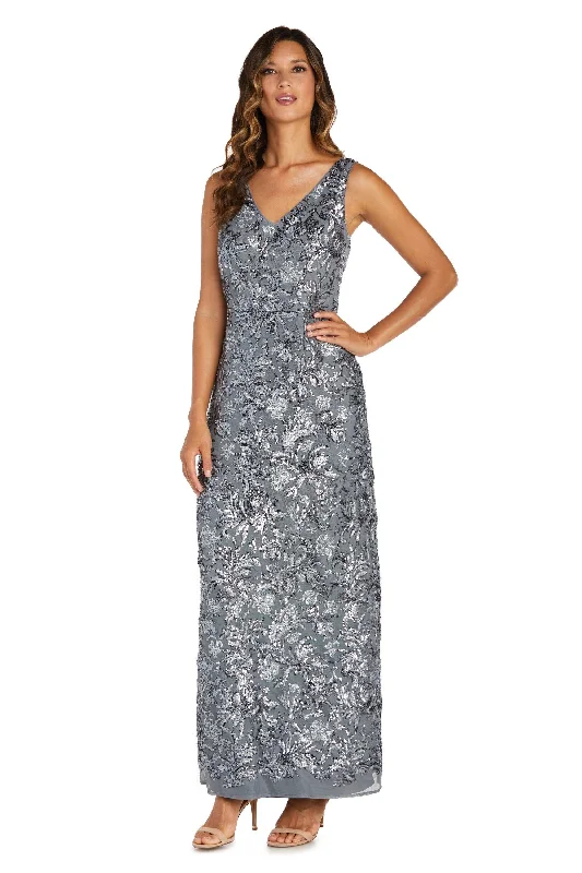 Formal Red Dress R&M Richards 9171P Long Formal Petite Dress Sale