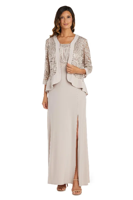 Elegant Organza Dress R&M Richards 3785 Long Mother Of The Bride Dress