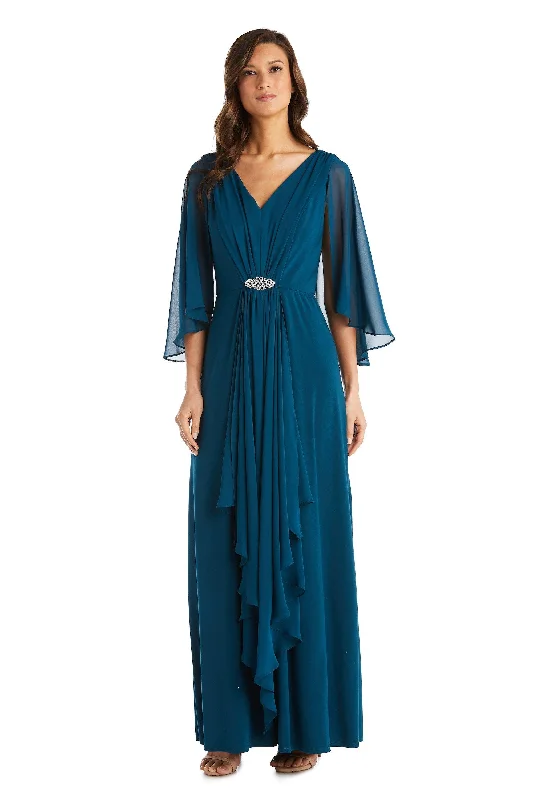 Elegant Organza Dress R&M Richards 7329 Long Mother Of The Bride Dress Sale