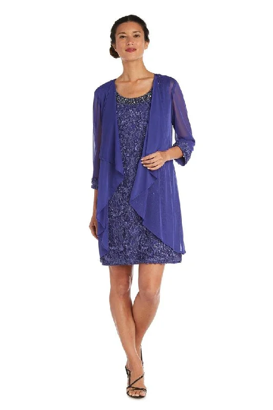 Perfect Fit Dress R&M Richards 7078 Mother Of The Bride Short Dress Sale