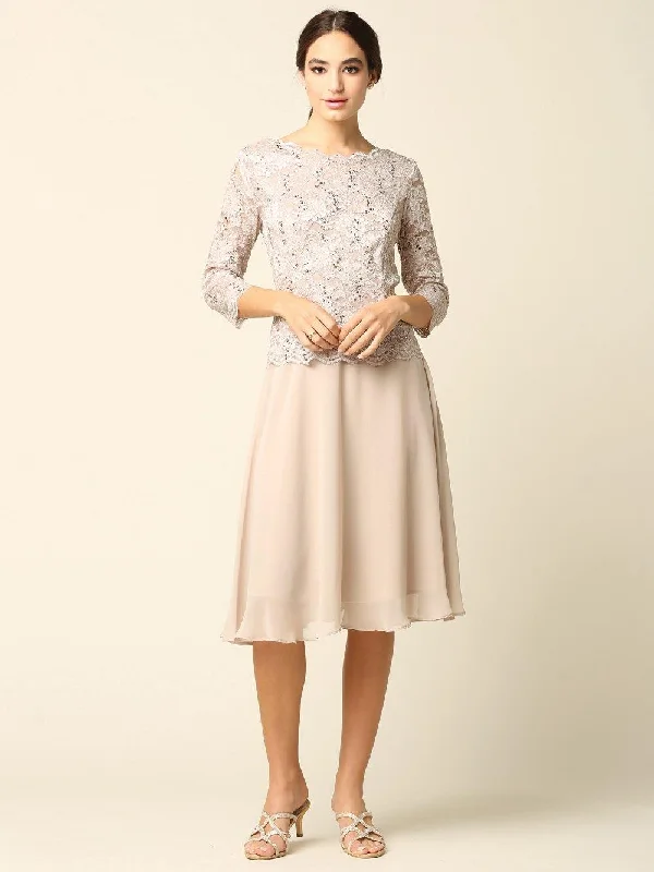 Rich Velvet Dress Short Mother of the Bride Dress Sale