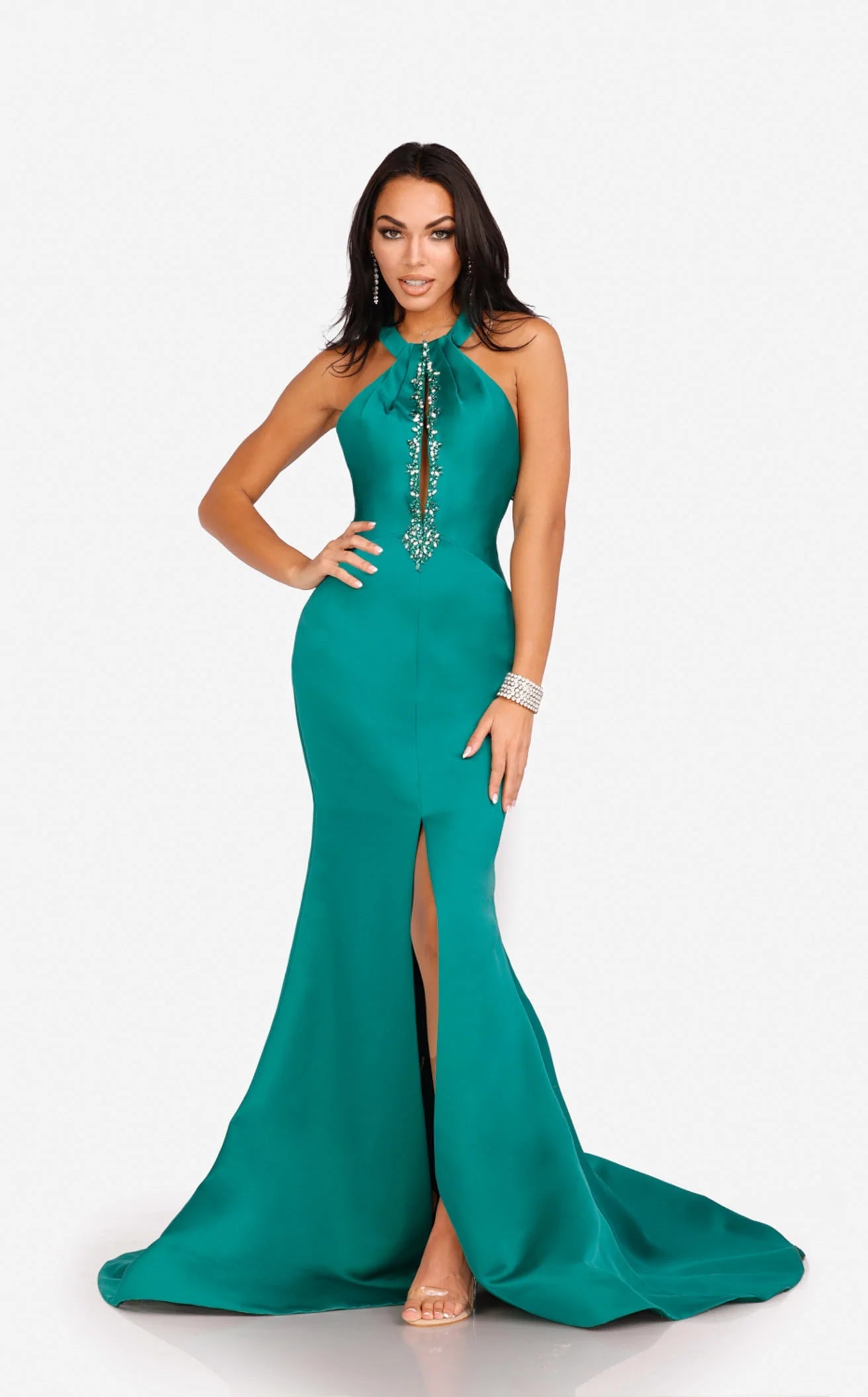 Navy Blue Gown Terani 231P0107 Dress