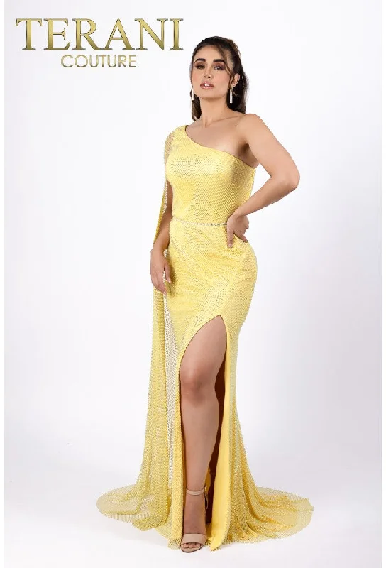 Luxe Embroidered Gown TERANI 232E1209 DRESS