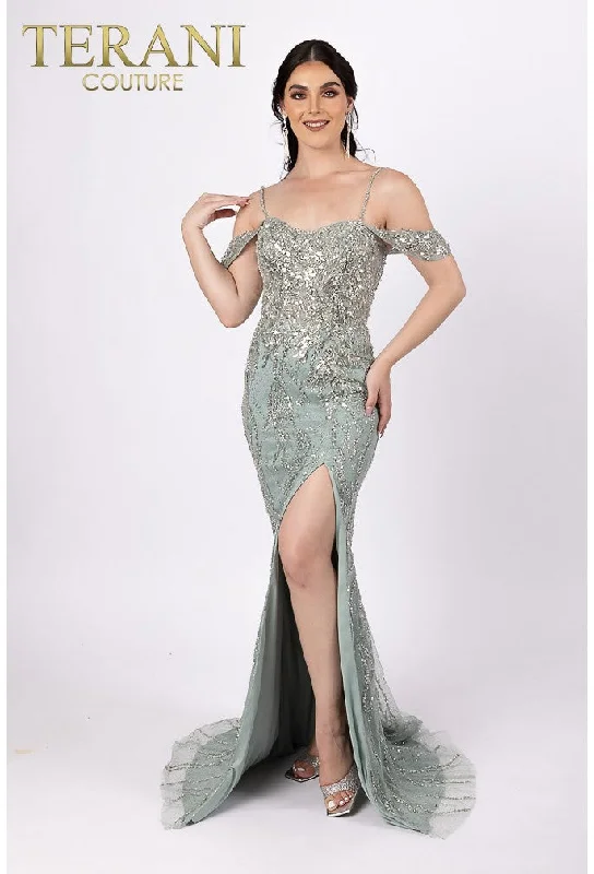 Glittering Evening Gown TERANI 232E1215 DRESS