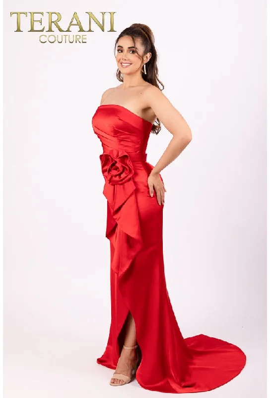 Elegant Ruffle Dress TERANI 232E1308 DRESS