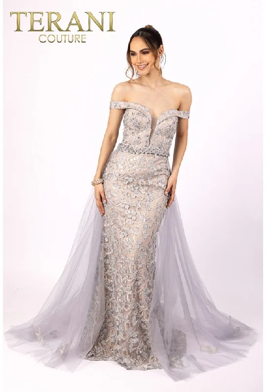 Elegant Beaded Dress TERANI 232GL1417 DRESS