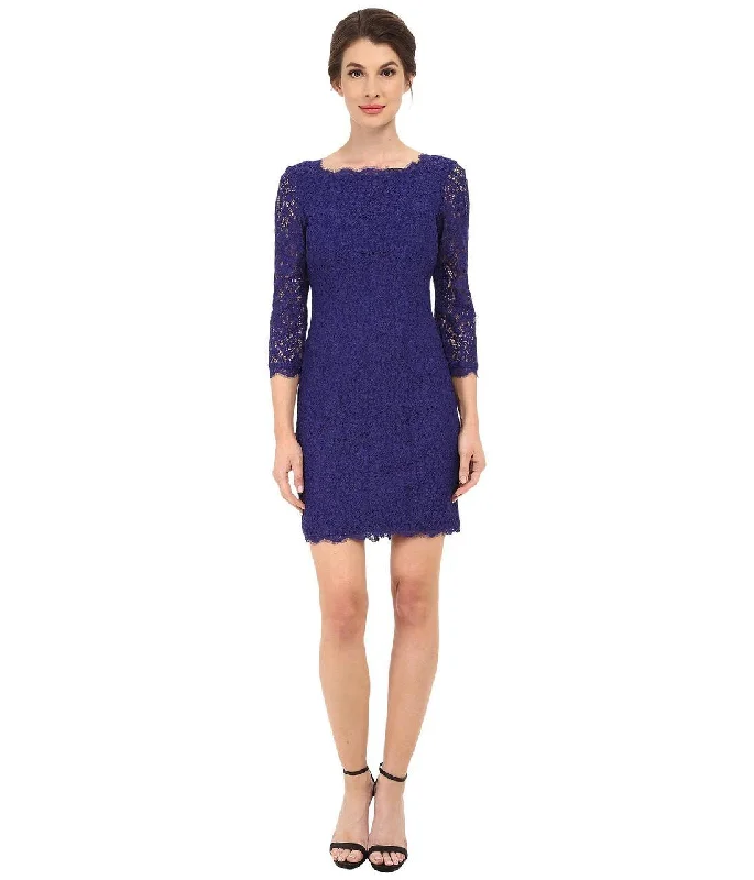 Garden Party Gown Adrianna Papell - 41864782SC Laced Scalloped Sheath Dress