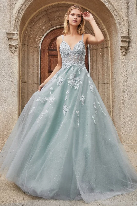 Fancy Beaded Gown AL0892