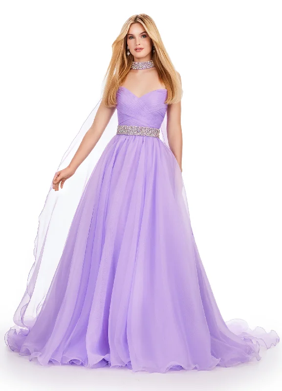 Elegant Ruffle Dress Anastasia Gown