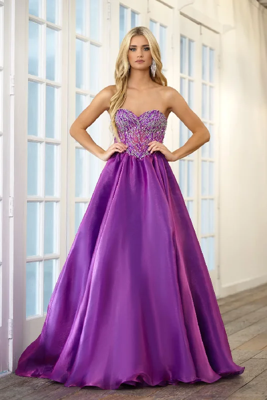 Burgundy Maxi Dress Ava Presley 28588 Dresses