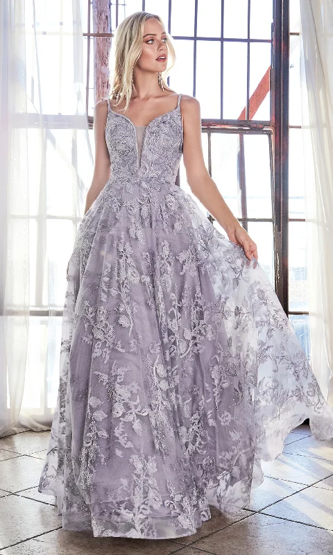Metallic Formal Dress Cinderella Divine CD902