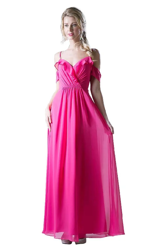 Brocade Formal Dress Cinderella Divine CH524 Dress