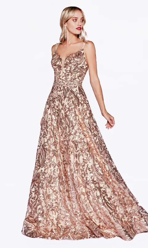 Statement Sleeve Dress Cinderella Divine CR842