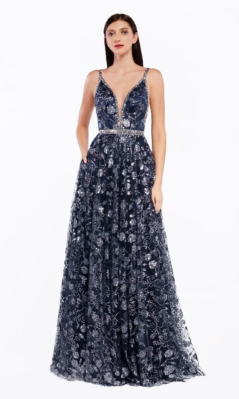 Draped Satin Gown Cinderella Divine J781