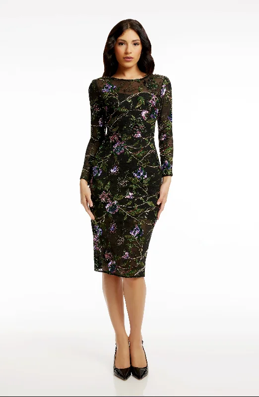 Crystal Beaded Dress Sophia Dress