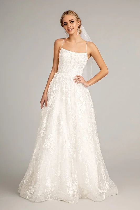 Stylish Taffeta Dress Floral Embroidered Lace-Up Mesh w/ Sweetheart Neckline Long Wedding Dress GLGL1985 Stylish Taffeta Dress Floral Embroidered Lace-Up Mesh w/ Sweetheart Neckline Long Wedding Dress GLGL1985