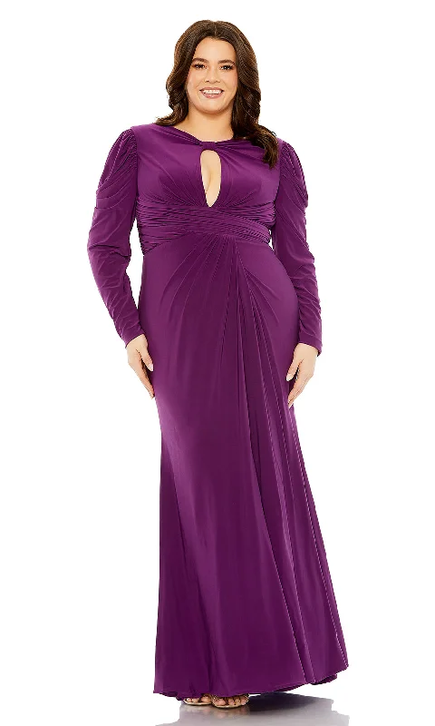 Ruched Satin Dress Mac Duggal 77119