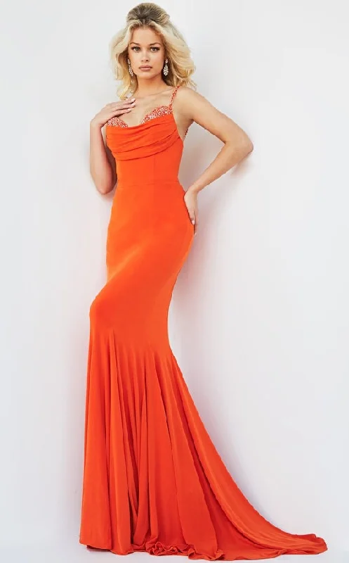 Timeless Gown Jovani 23201  Fitted Spaghetti Strap Prom Dress