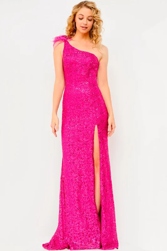 Dainty Chiffon Dress Jovani JVN08175 Dresses