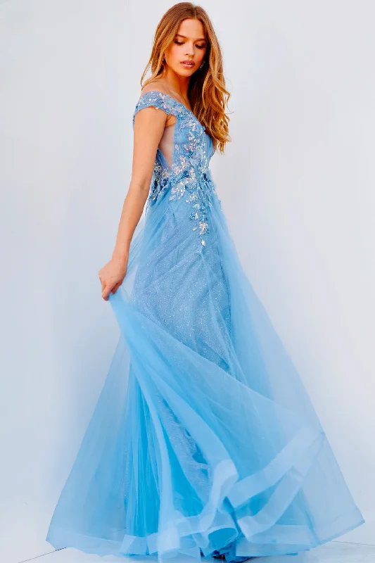 Luxury Satin Gown Jovani JVN23698 Dresses