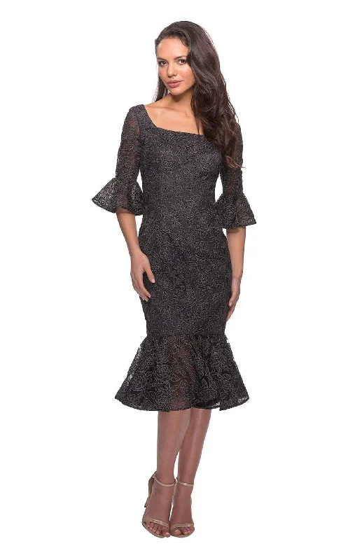 Romantic Floral Dress La Femme 25523 Dress