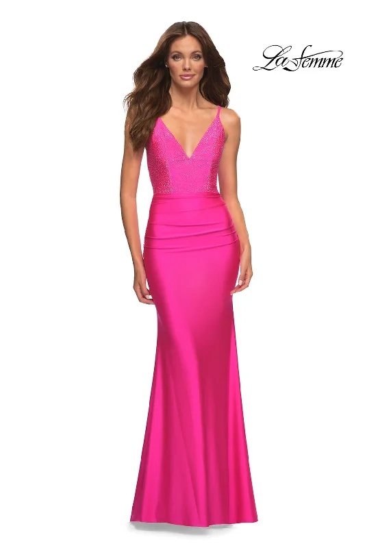 Sweetheart Neckline Dress La Femme 30601