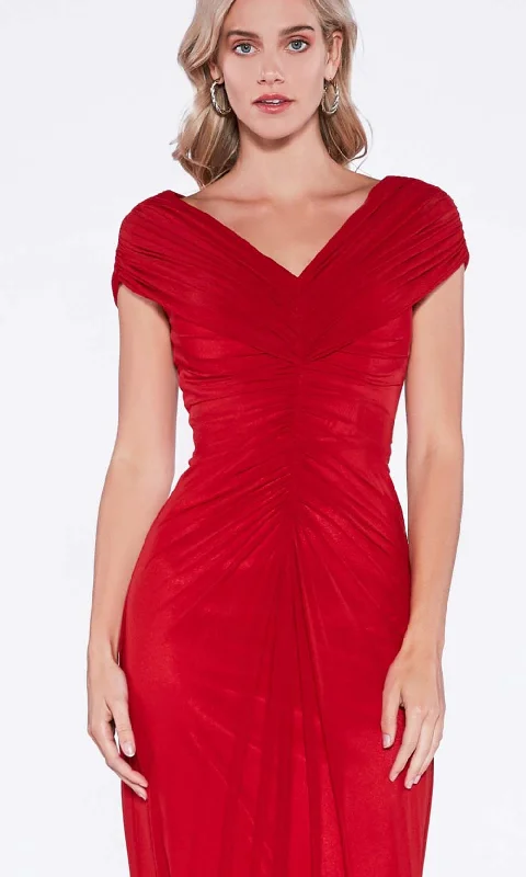 Bold Print Formal Dress Cinderella Divine 3974