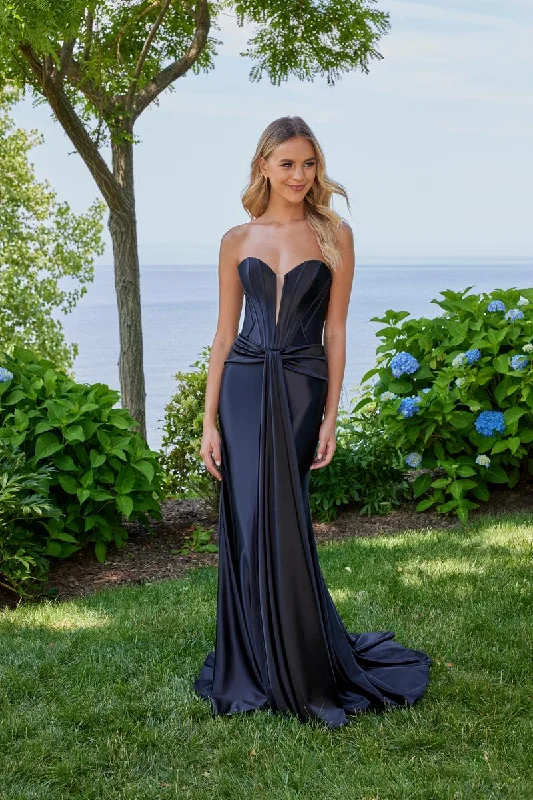 Draped Formal Dress Morilee Prom Dress 49154