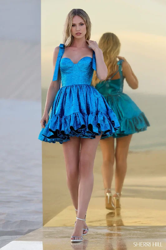 Delicate Lace Dress Sherri Hill 56507 Dresses