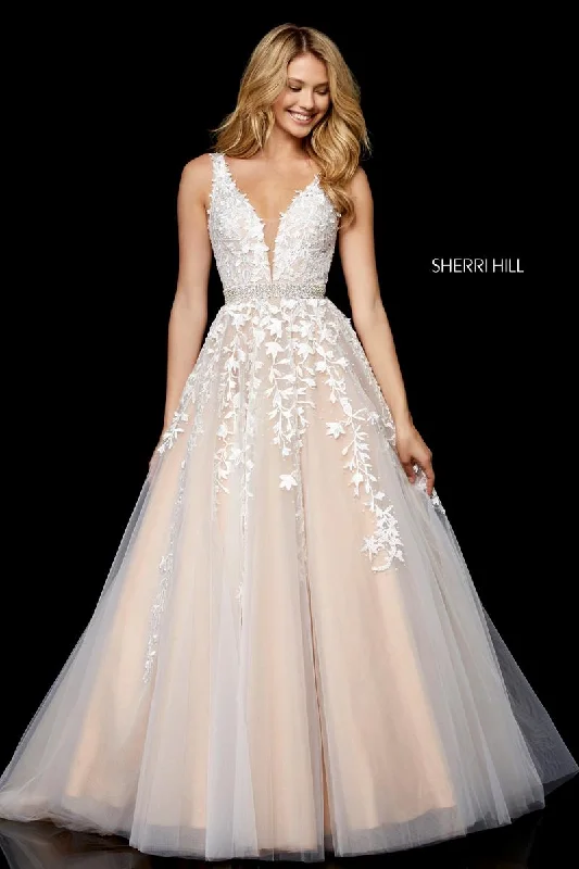 Luxury Satin Gown Sherri Hill Dress 11335