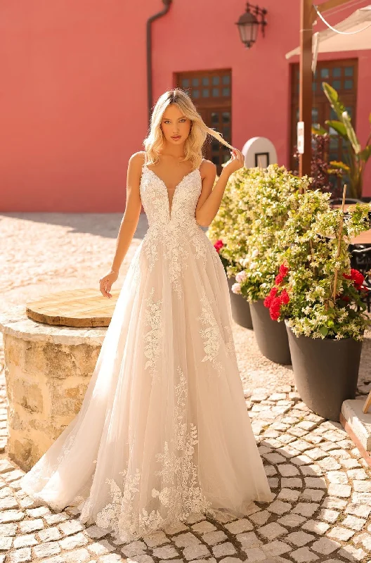 Fancy Beaded Gown Style Emily 84228