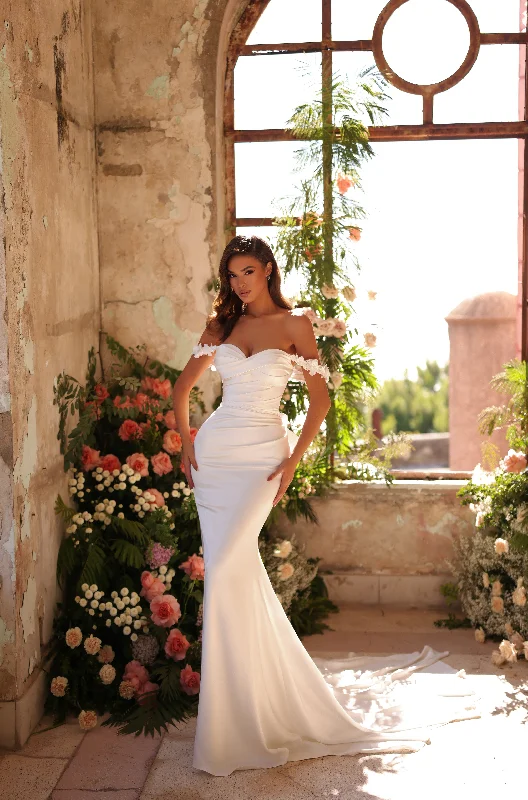 Statement Sleeve Dress Style June 89135
