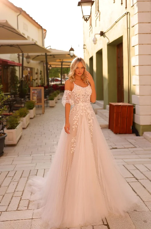 Floral Beaded Gown Style Maddie 84226