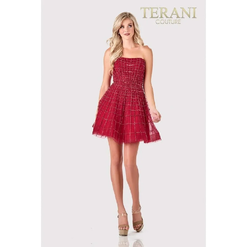 Bold Print Formal Dress Terani Couture 2111P4250 Prom Dress