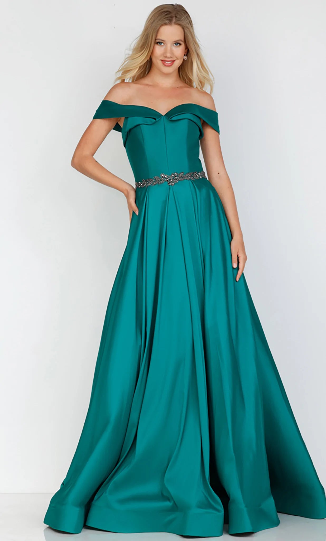 Regal Velvet Gown Terani Couture 231M0347