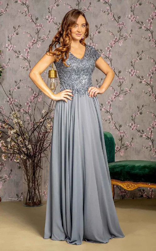Figure-Flattering Gown GLS by Gloria GL3450 Dress